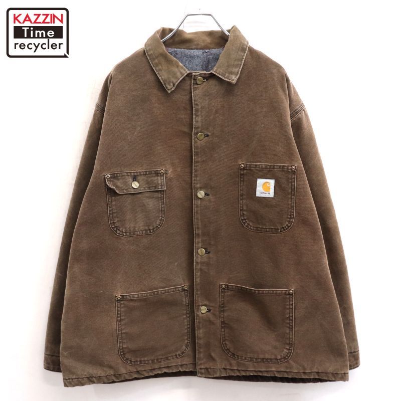 Carhartt ダックジャケット ミシガンチョアコート　メキシコ製 00s 00s Carhartt ミシガンチョアコート 裏地ブランケット ダック