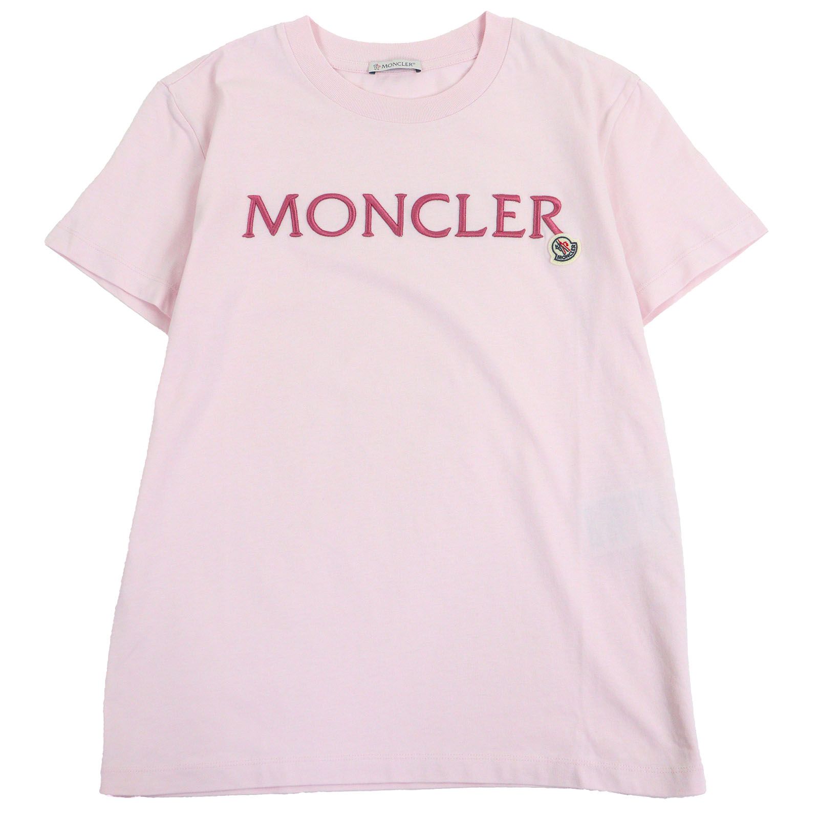 極美品□MONCLER モンクレール 23SS MAGLIA MANICHE CORTE ロゴエン