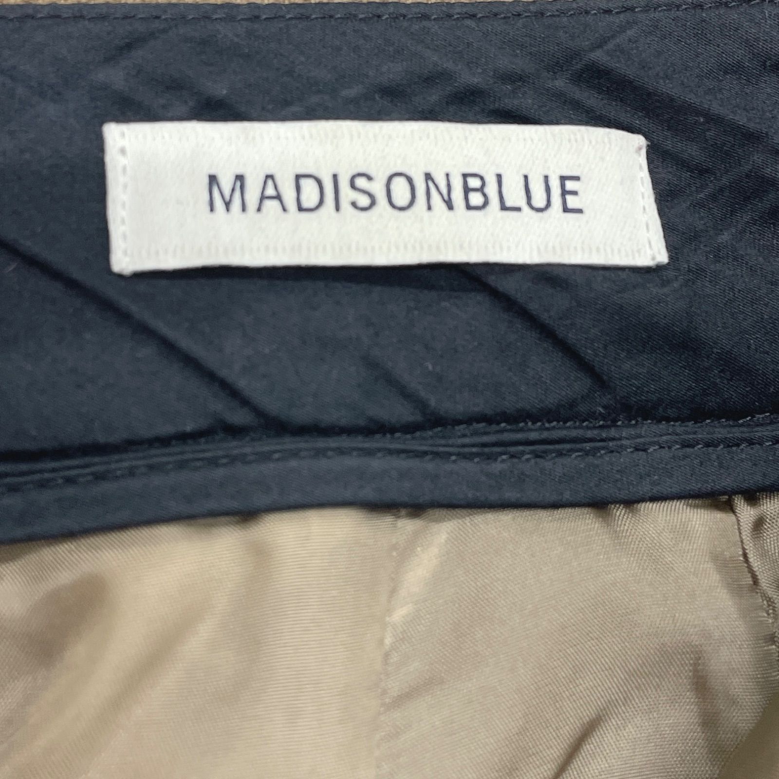 MADISONBLUE マディソンブルー フレアパンツ ウール ブラウン ベージュ