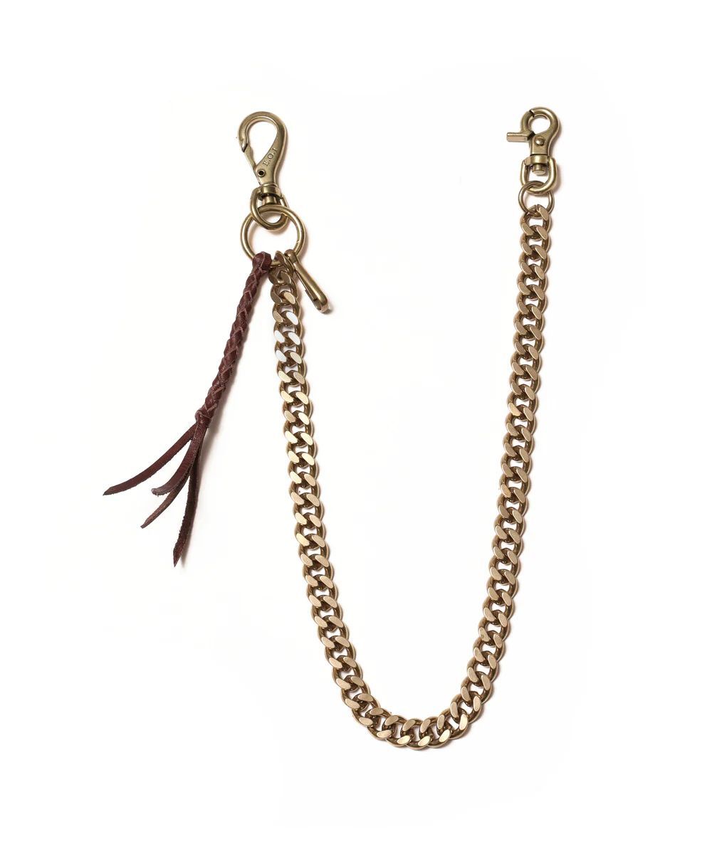 MR.OLIVE E.O.I WALLET BRASS CURB CHAIN ミスターオリーブイーオーアイ ウォレット 真鍮カーブチェーン