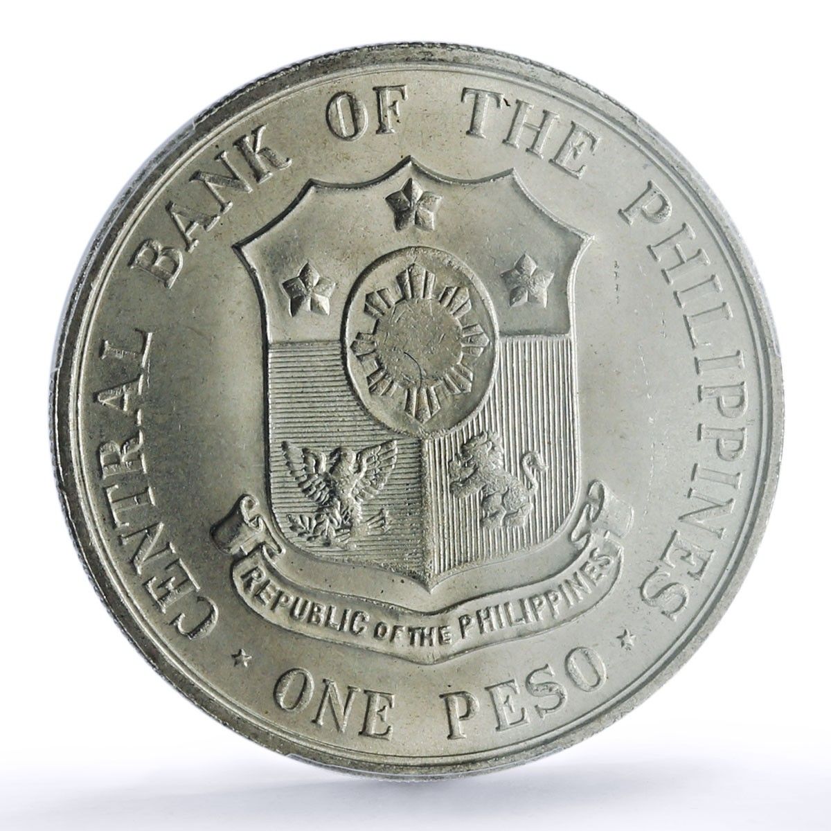 フィリピン 1ペソ アンドレス・ボニファシオ KM-193 政治 MS 64 PCGS