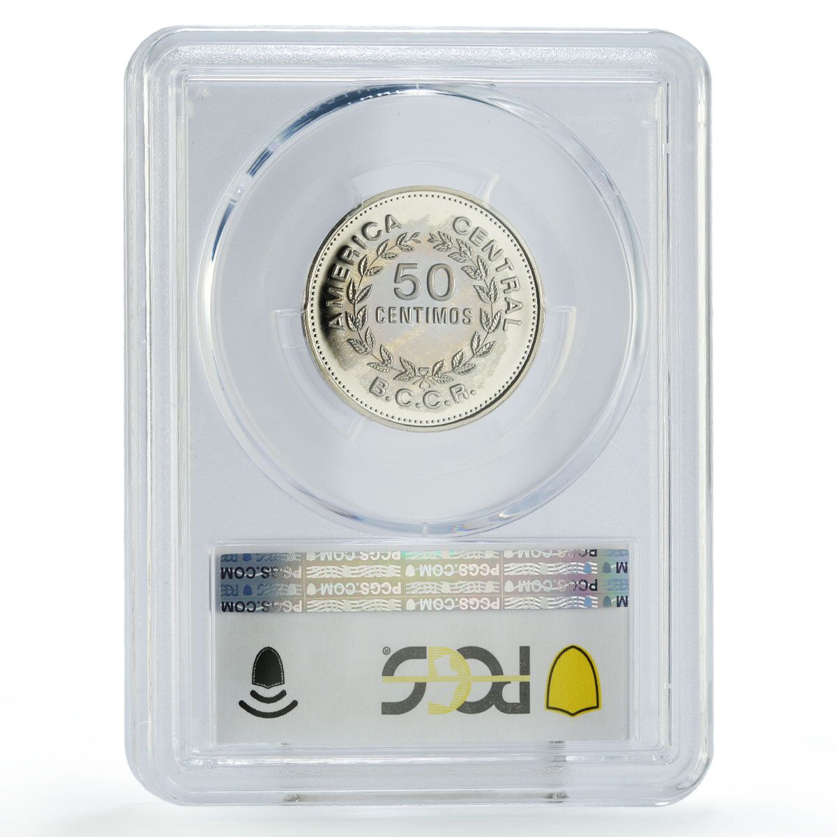 コスタリカ 50センティモ 通常貨幣 BCCR KM 189 3 PR 66 PCGS CuNi コイン 1976年