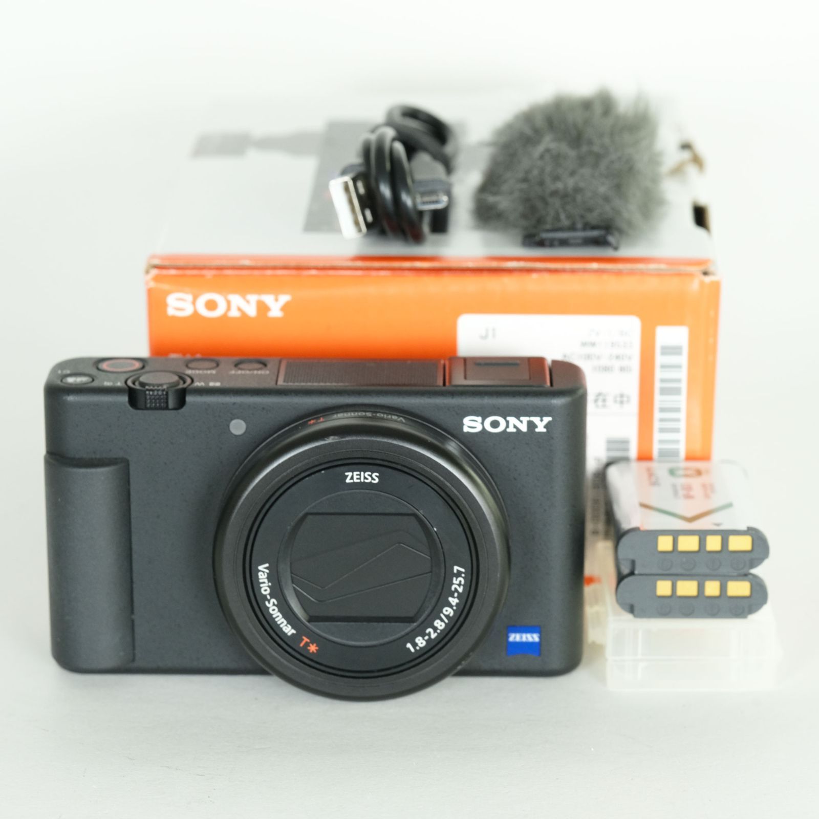 | バッテリー 付 SONY VLOGCAM ZV-1 B ブラック コンパクトデジタルカメラ