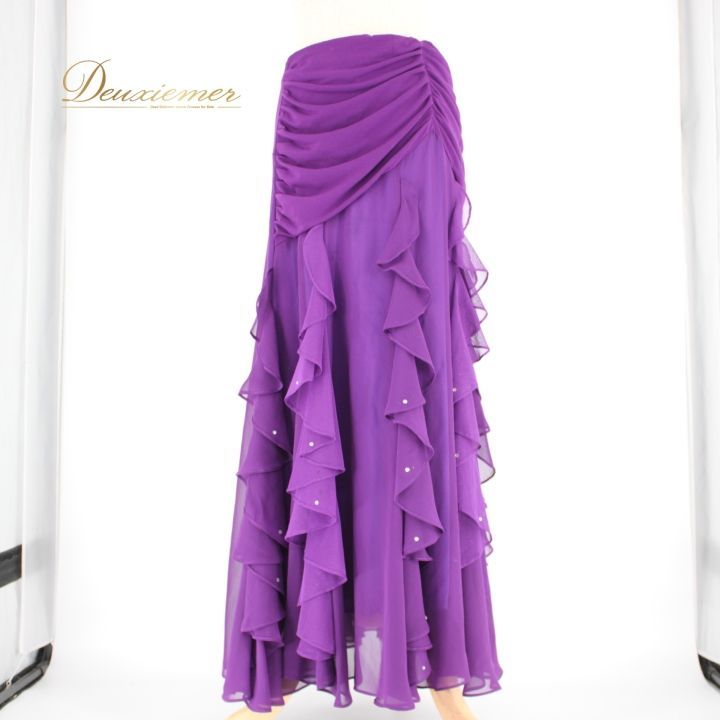 社交ダンス 衣装 スタンダード スカート レッスンウェア オール