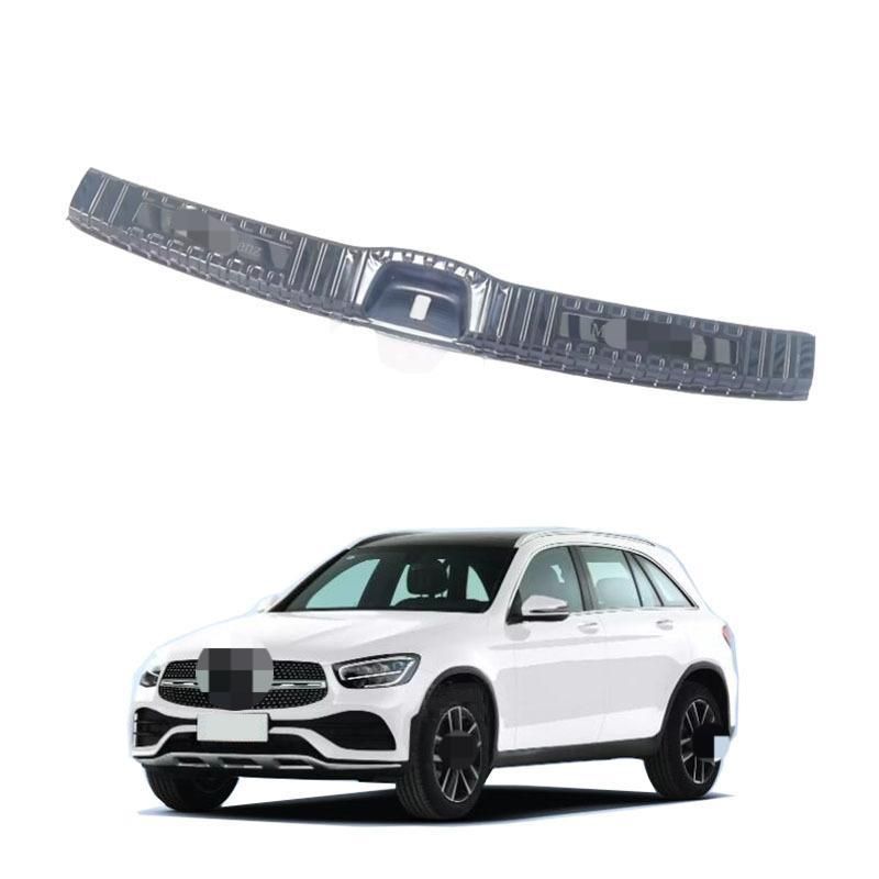 【送料無料】2023年式 GLC対応 リアバンパー内側キッキングプレート 後部荷室保護ステンレス製 傷防止ドレスアップZX05