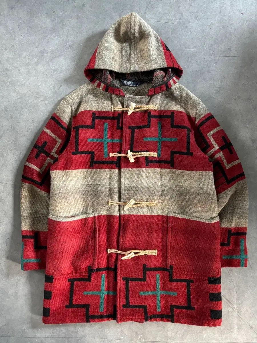 Polo ポロ ラルフローレン 90 s aztec アズテック ダッフルコート