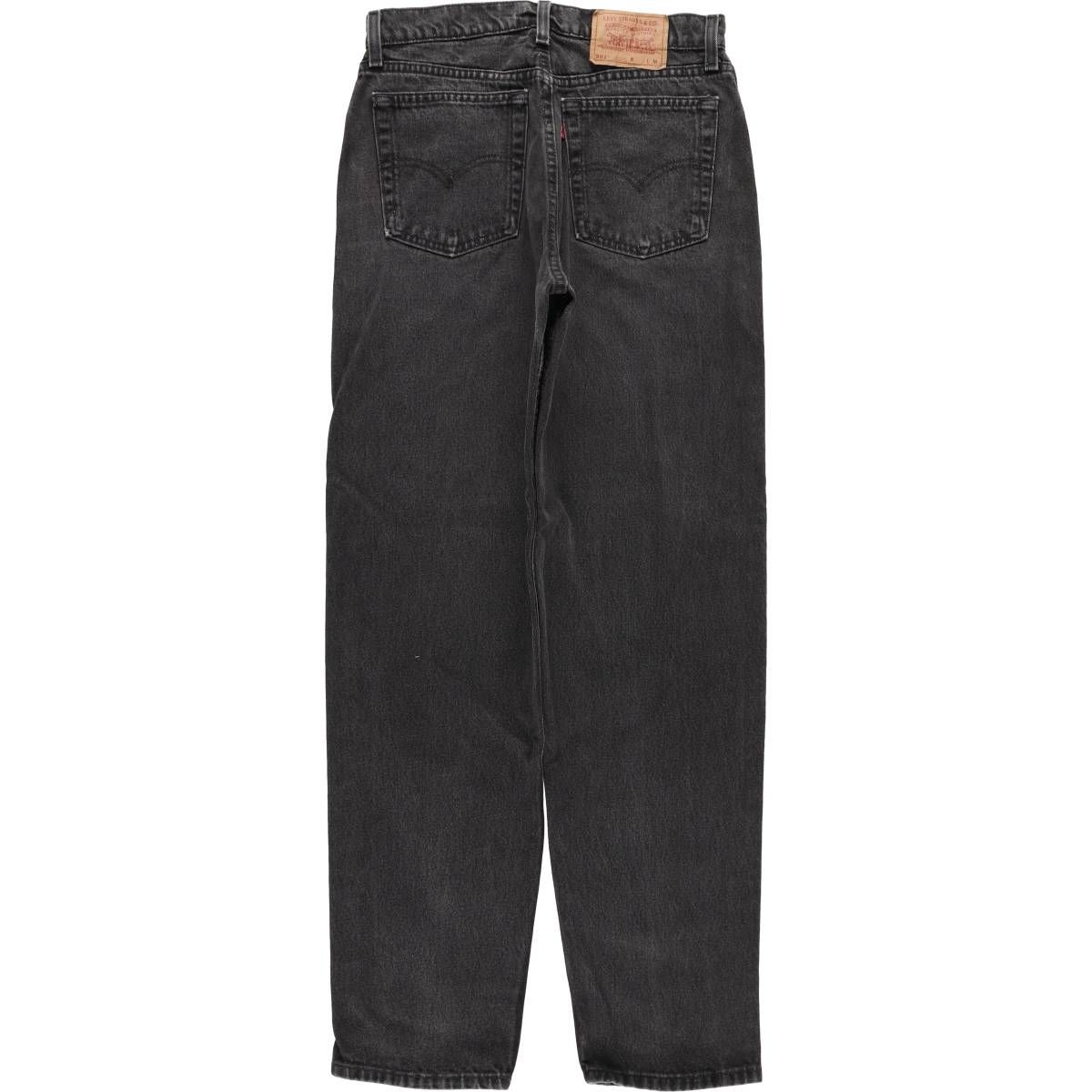 古着 90年代 リーバイス Levi s 561 LOOSE FIT LEG ブラックデニム テーパードデニムパンツ |evb 032326