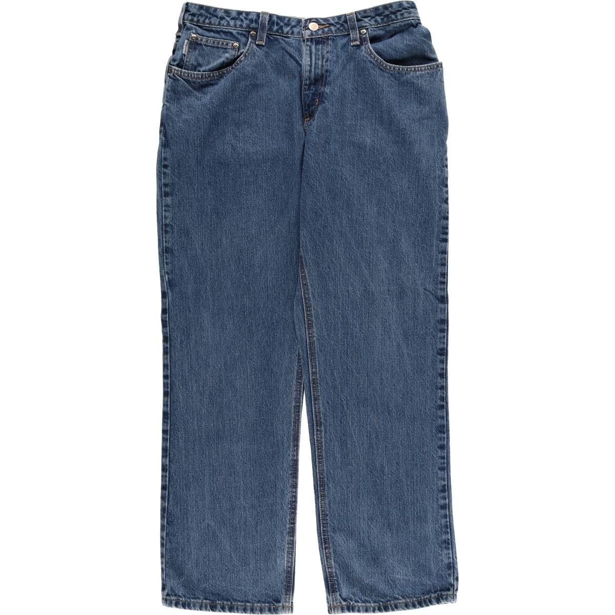 古着 00年代 カーハート Carhartt WOMENS ストレートデニムパンツ レディースXXL w 34 相当|eaa 595438