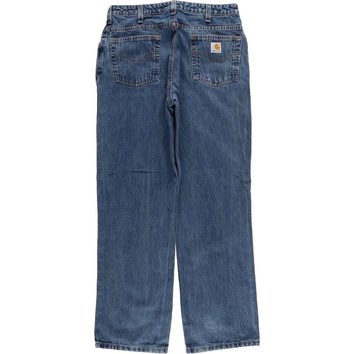 古着 00年代 カーハート Carhartt WOMENS ストレートデニムパンツ レディースXXL w 34 相当|eaa 595438