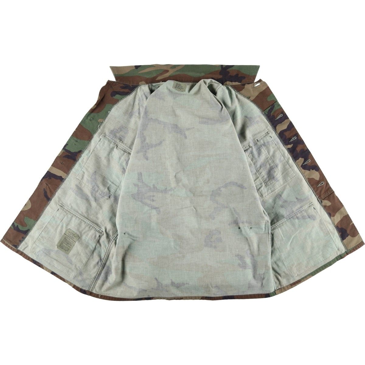 古着 90年代 米軍実品 迷彩柄 ウッドランドカモ B.D.U ミリタリー