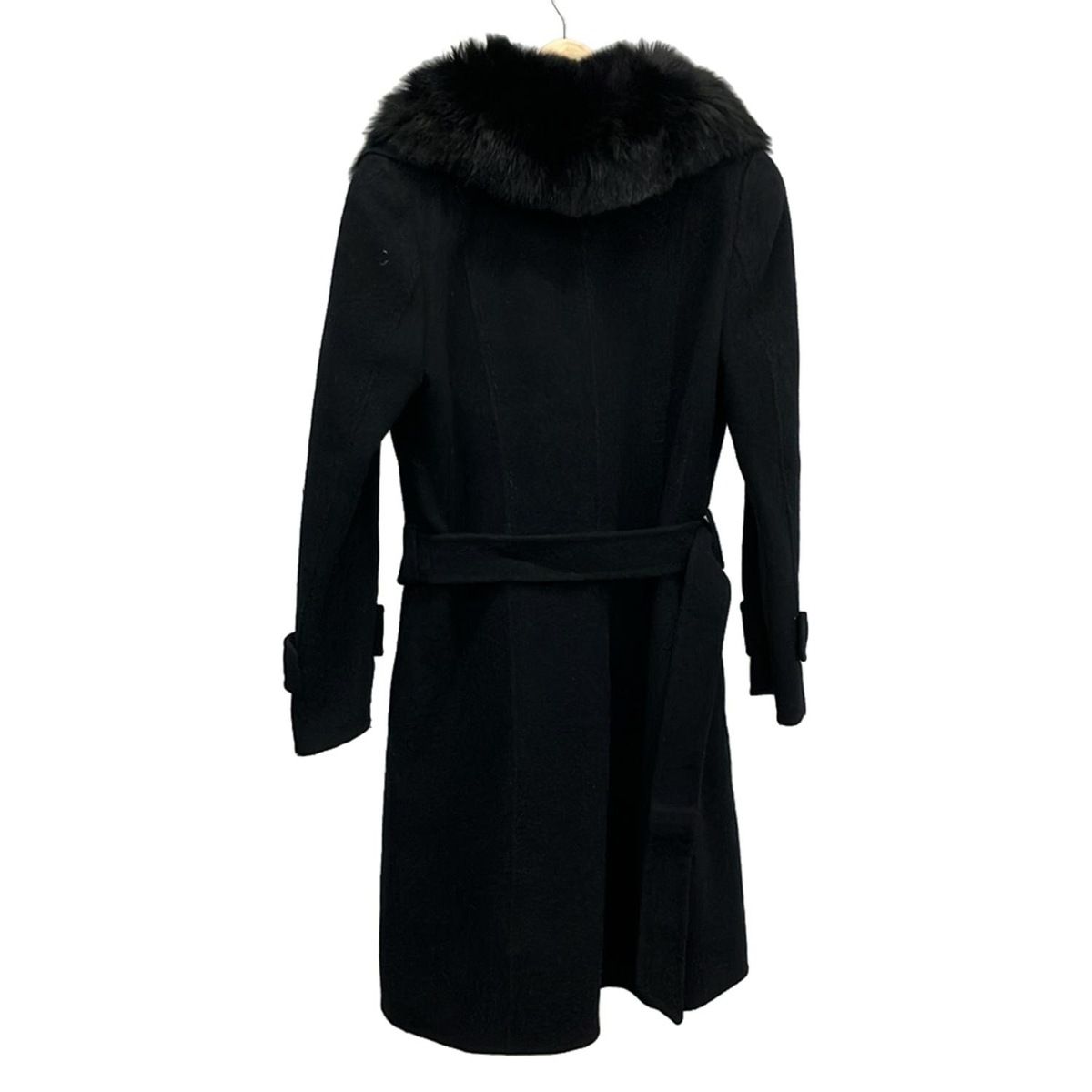 伊太利屋コート 伊太利屋（Italiya） モヘヤ ニット コート フォックスファー