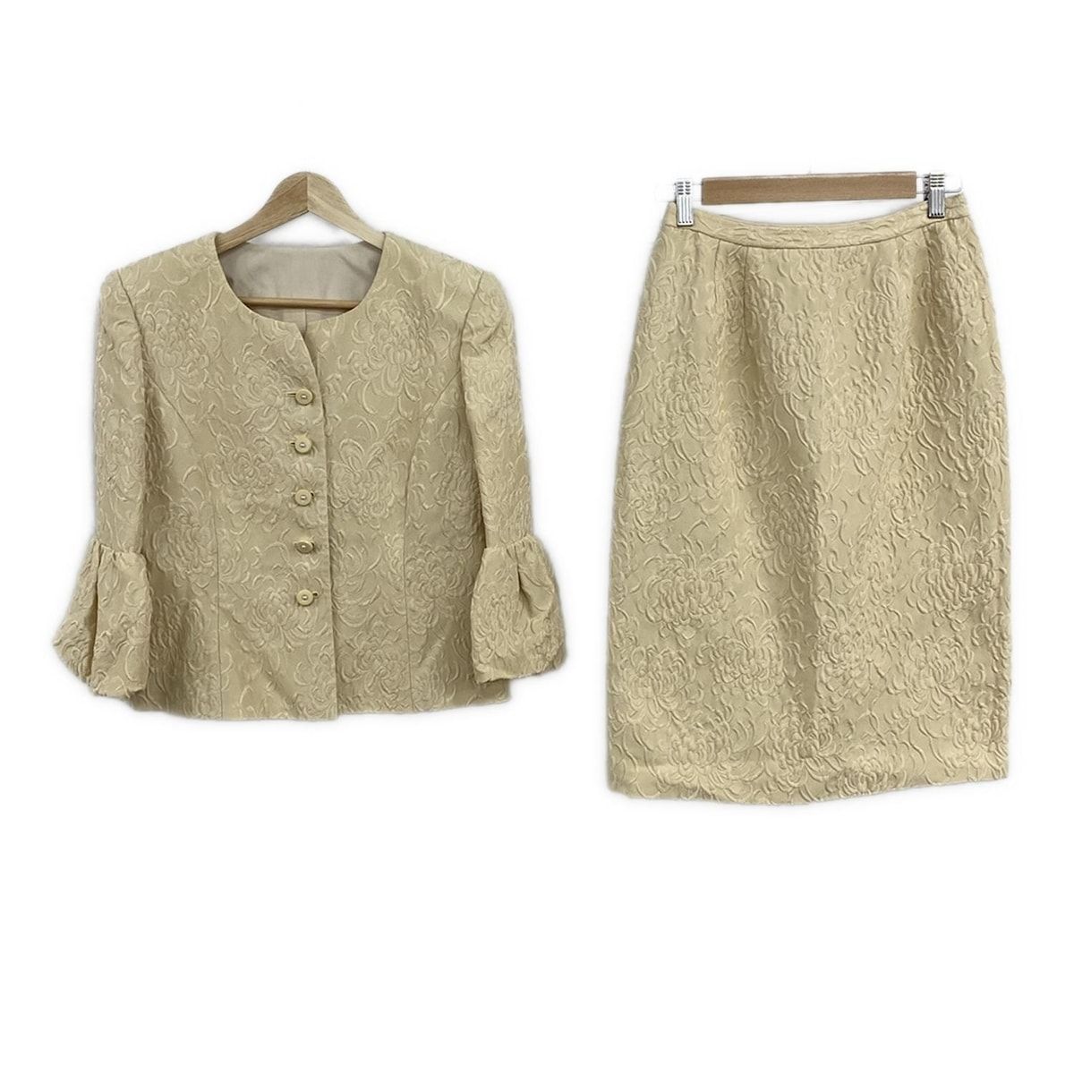 JUN ASHIDA ジュンアシダ スカートスーツ レディース ベージュ