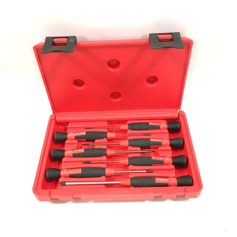 Snap-on スナップオン 電工用ミニドライバー 7本セット SGDE 70 精密ドライバーセット 工具 DIY△ DW 3672