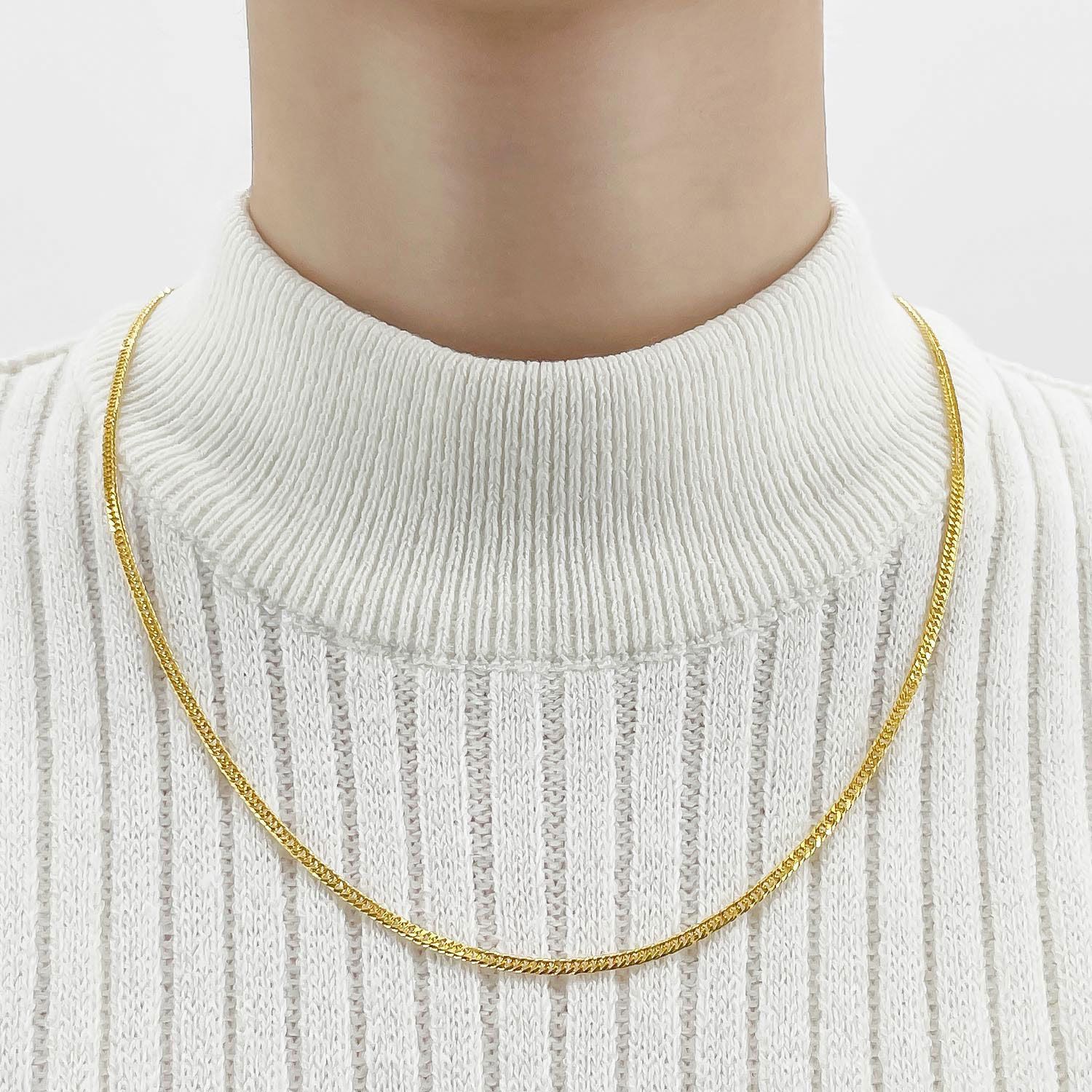 喜平 ネックレス 24金 ダブル6面 50cm 10g 造幣局検定刻印 K24