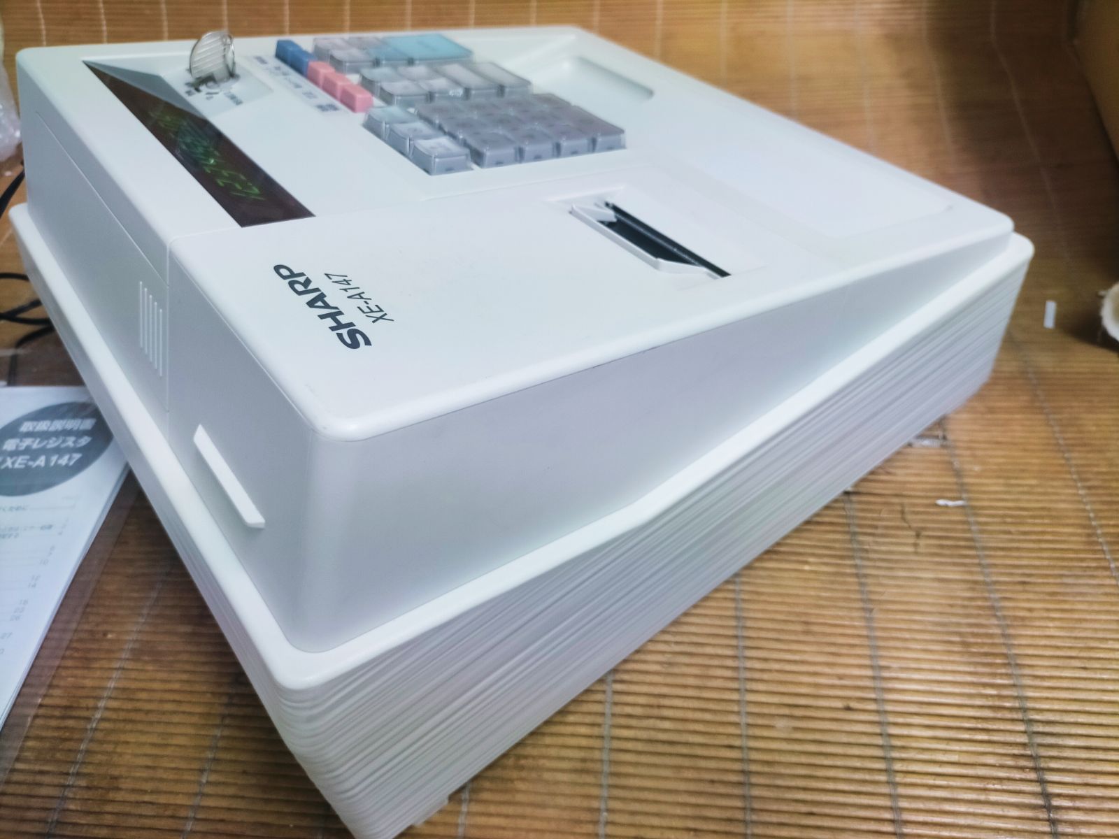 シャープレジスター XE-A147 PC連携売上管理フル設定無料 334400