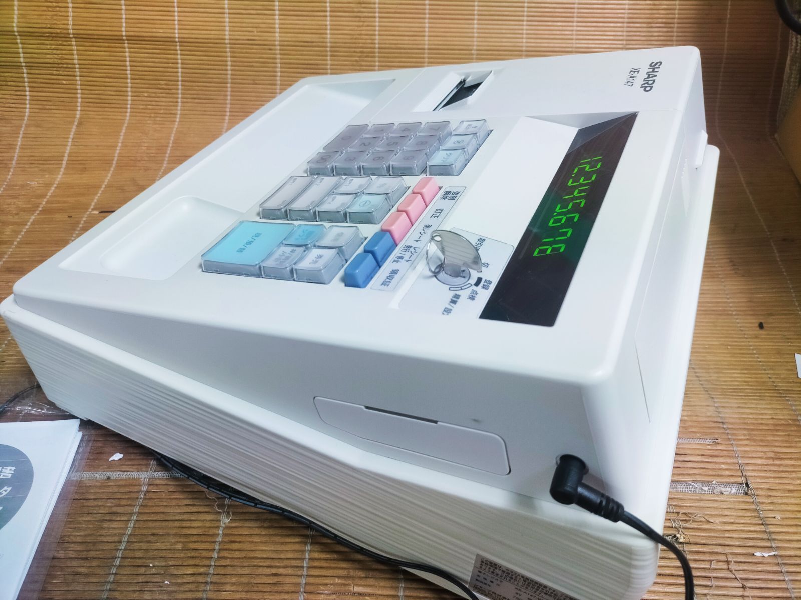 シャープレジスター XE-A147 PC連携売上管理フル設定無料 334400