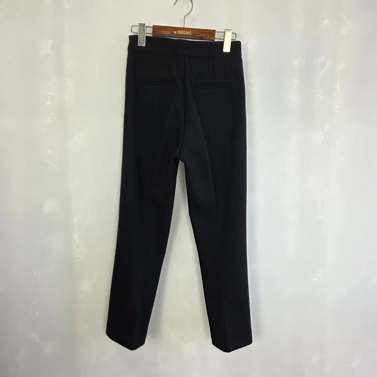 ザケミ ブラック ウール ブレンド パンツ Sサイズ レディース
