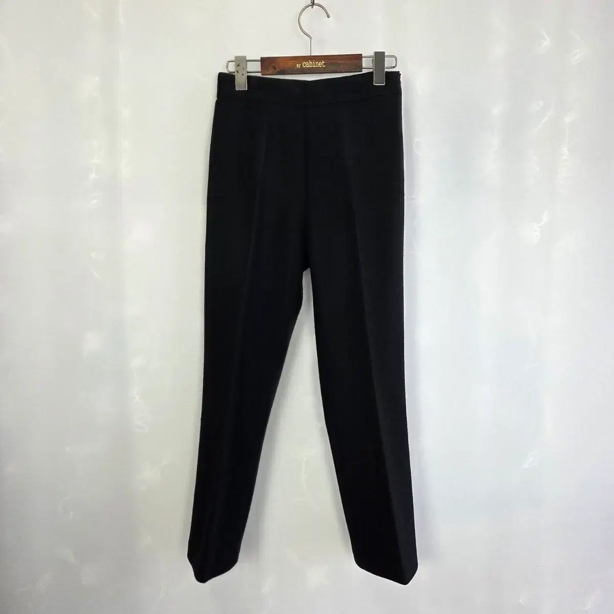 ザケミ ブラック ウール ブレンド パンツ Sサイズ レディース