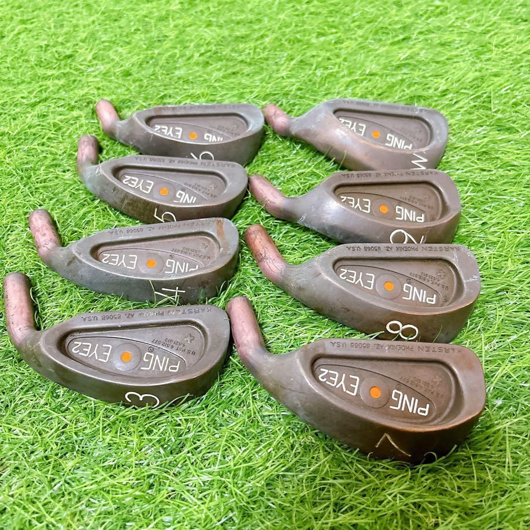 2ヘッドのみ ベリリウムカッパー ゴルフクラブ メンズアイアン ピン 右