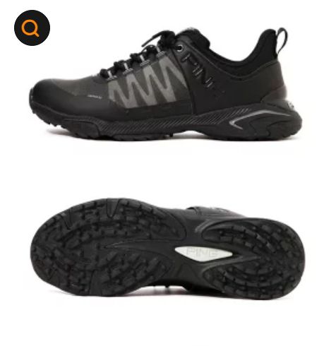 展示品処分 PING スパイクレスゴルフシューズ|BLK|黒|紐|