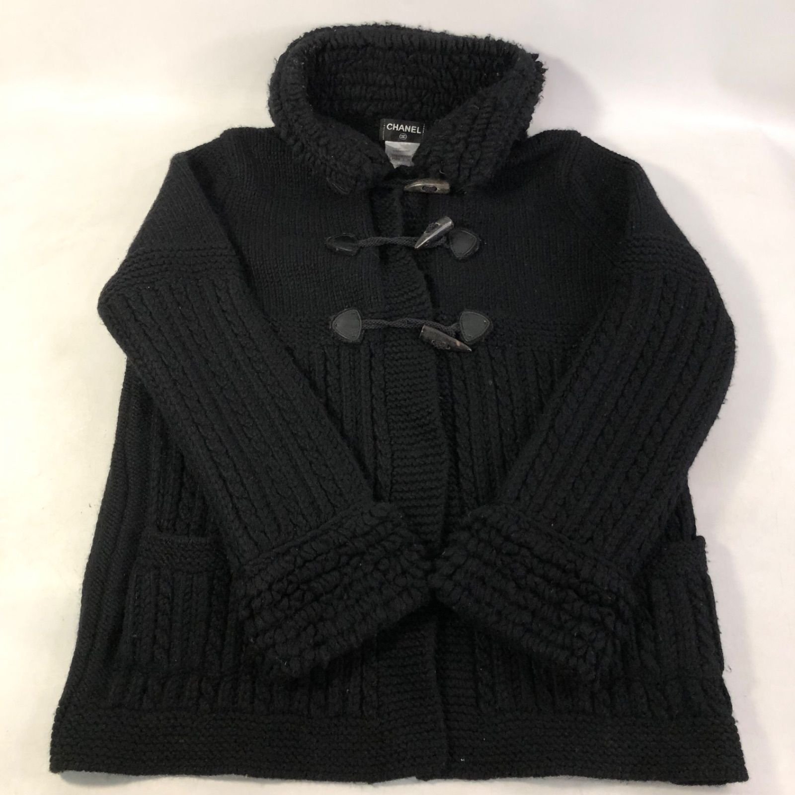 A1128-25-5 CHANEL シャネル11AW ココマーク トグルカシミヤ ニット