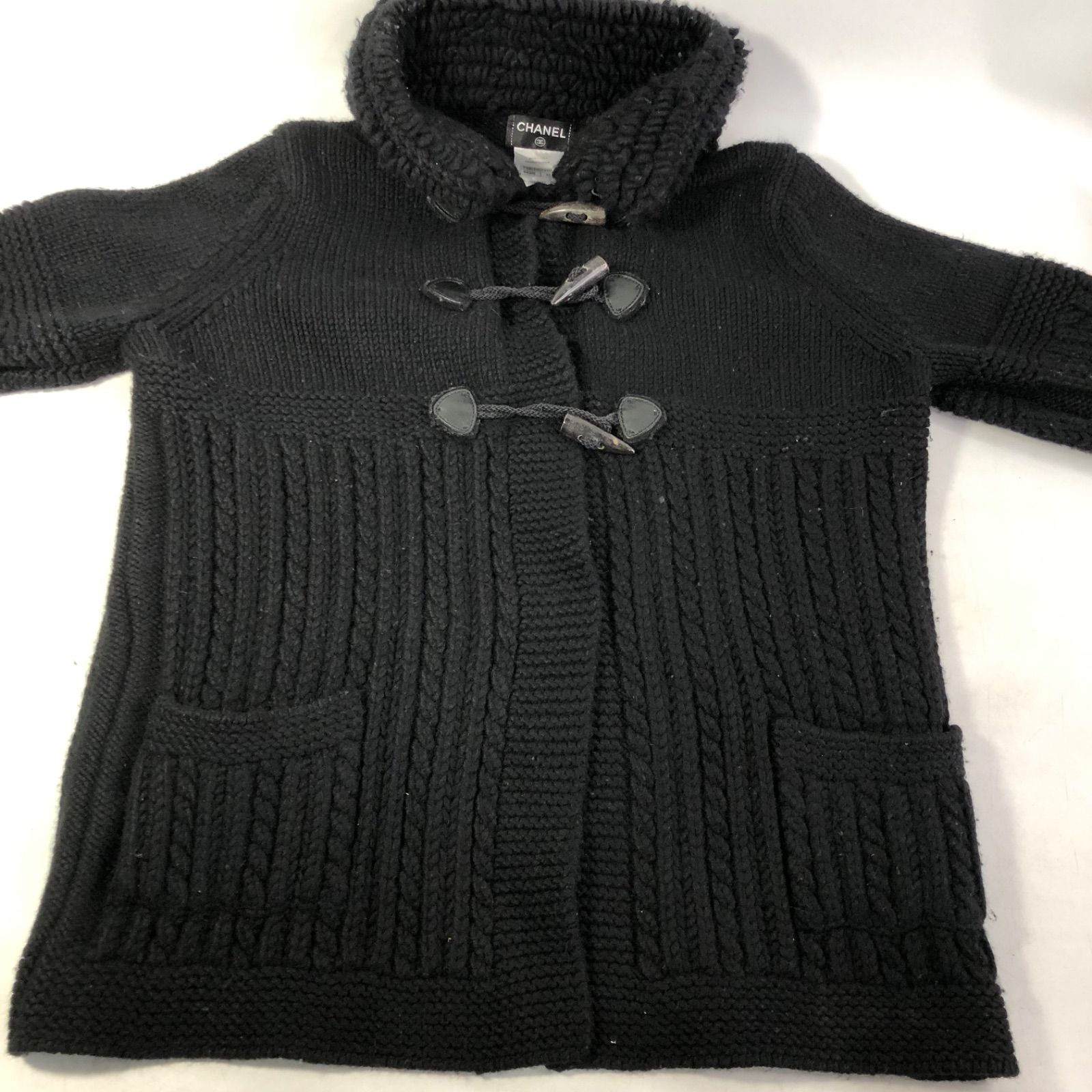 A1128-25-5 CHANEL シャネル11AW ココマーク トグルカシミヤ ニット