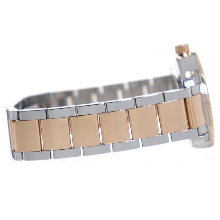 ティファニー アトラスドーム 3ハンド オートマティック レディース ウォッチ 37 5 MM ホワイト 18 Kローズゴールド コンビブレス