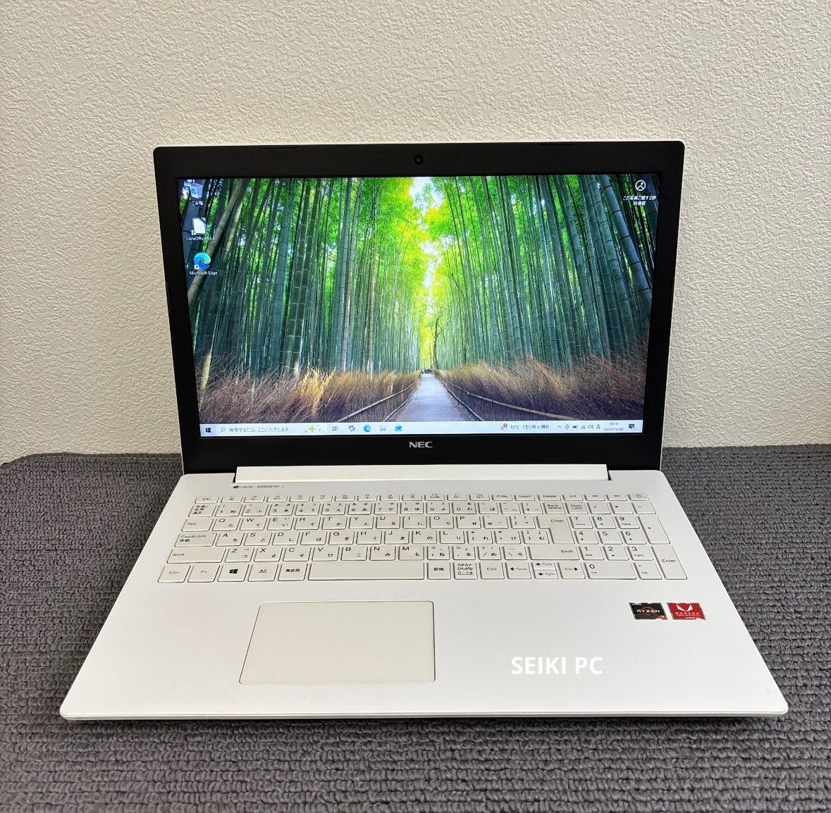 NEC Lavie NS600/M AMD Ryzen 7 2700U メモリ8GB SSD 256GB Win10