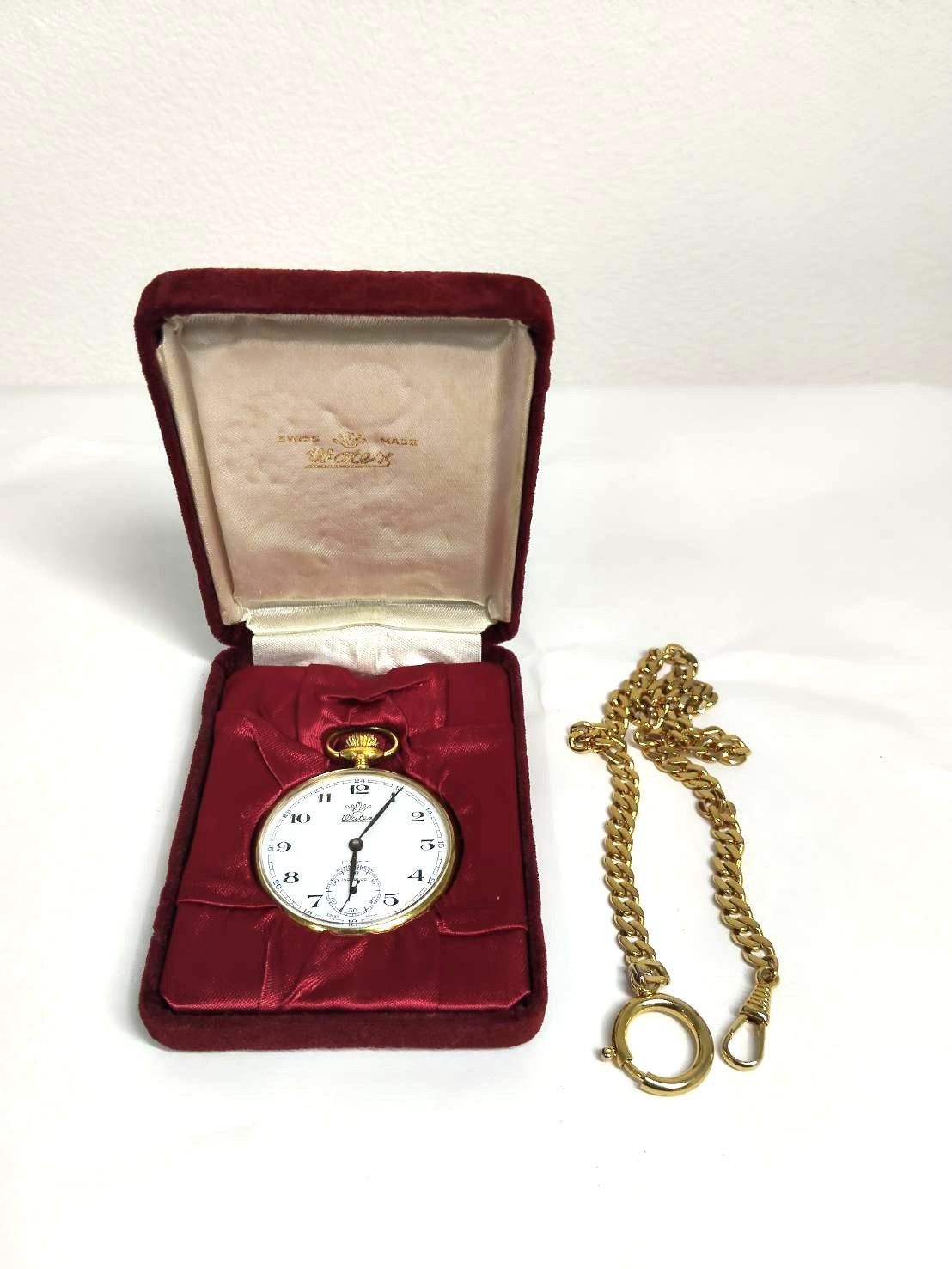 稼働品】WATEX 懐中時計 手巻き スイス製 - メルカリ