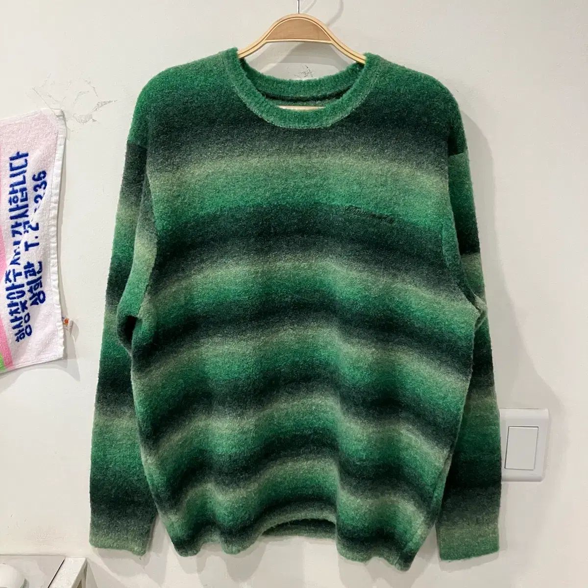 690 ディスイズネバーザット ストライプ ニット - メルカリ