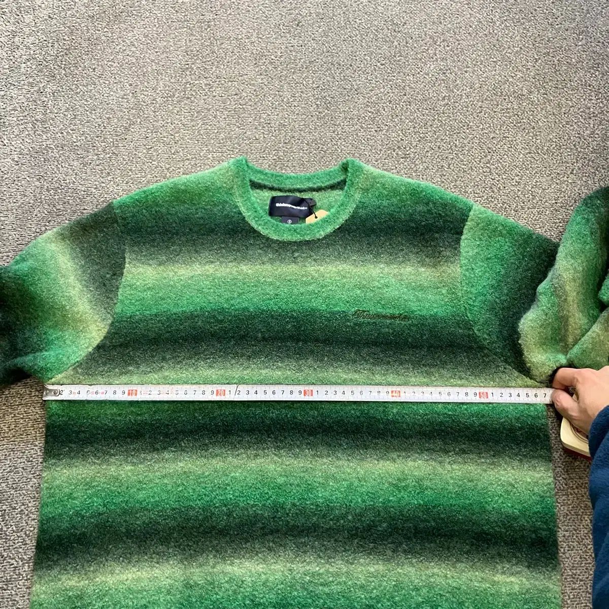 690 ディスイズネバーザット ストライプ ニット - メルカリ