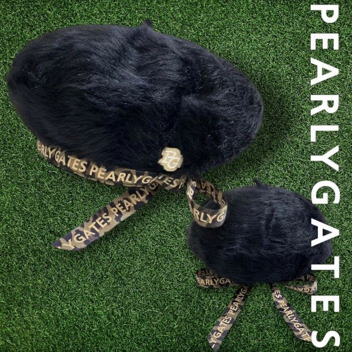 PEARLY GATES パーリーゲイツ ゴルフ ウール混シャギー レオパード柄