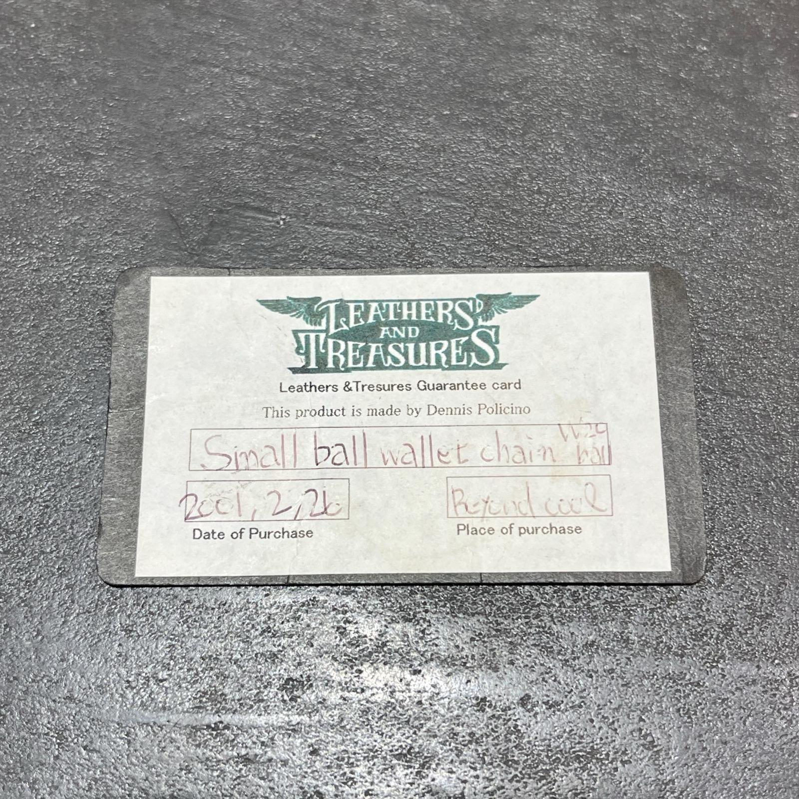 AND ウォレットチェーン シルバーアクセサリー レザーズアンドトレジャーズ シルバー F 2839 M