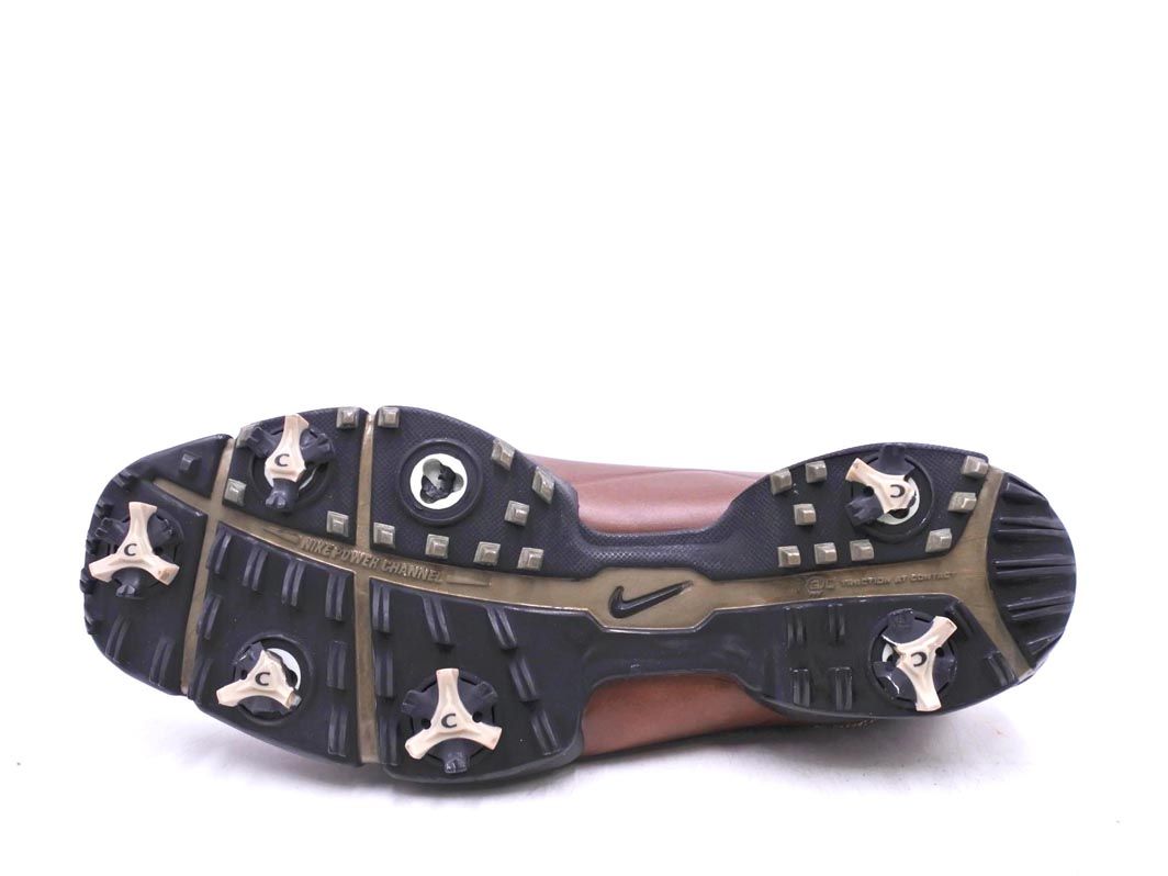 NIKE ナイキ ゴルフ シューズ size26/白x茶 □□ メンズ - メルカリ