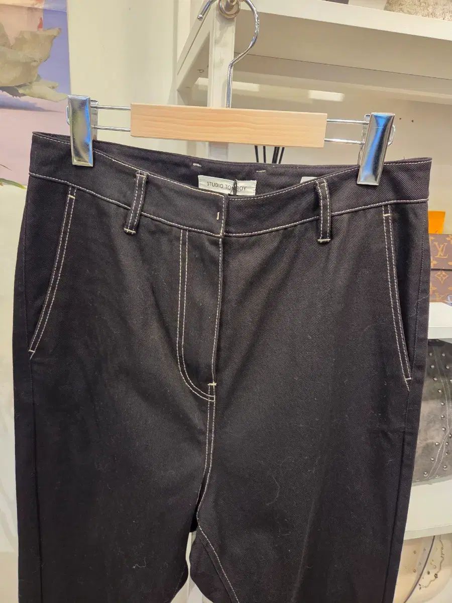 STUDIO TOMBOY スタジオトムボーイ ブラック バギー コットン パンツ