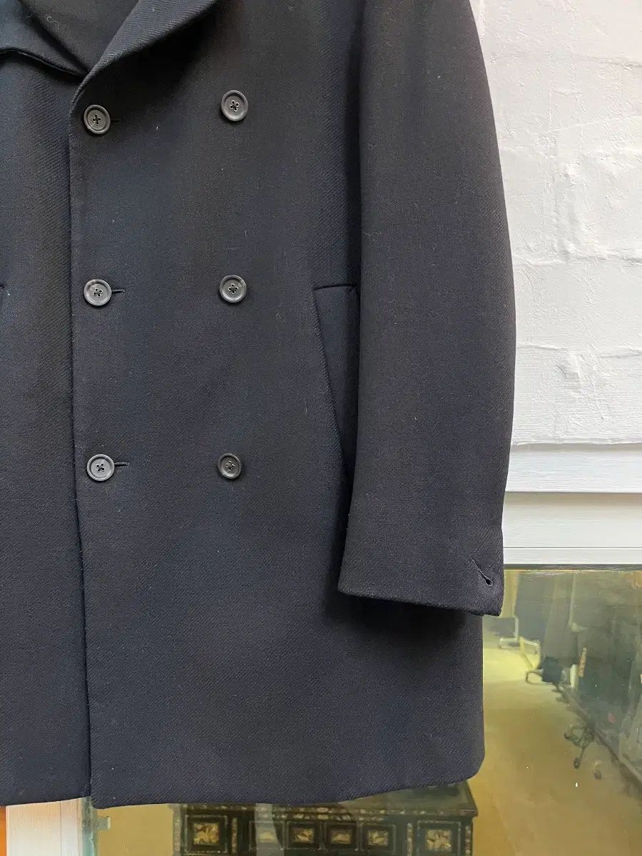 Theoryヴァージンウールカシミアブレンドピーコート