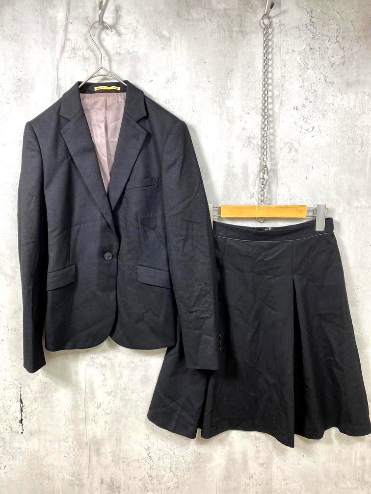 ORIHICA オリヒカ ウール混 セットアップ ジャケット スカート スーツ