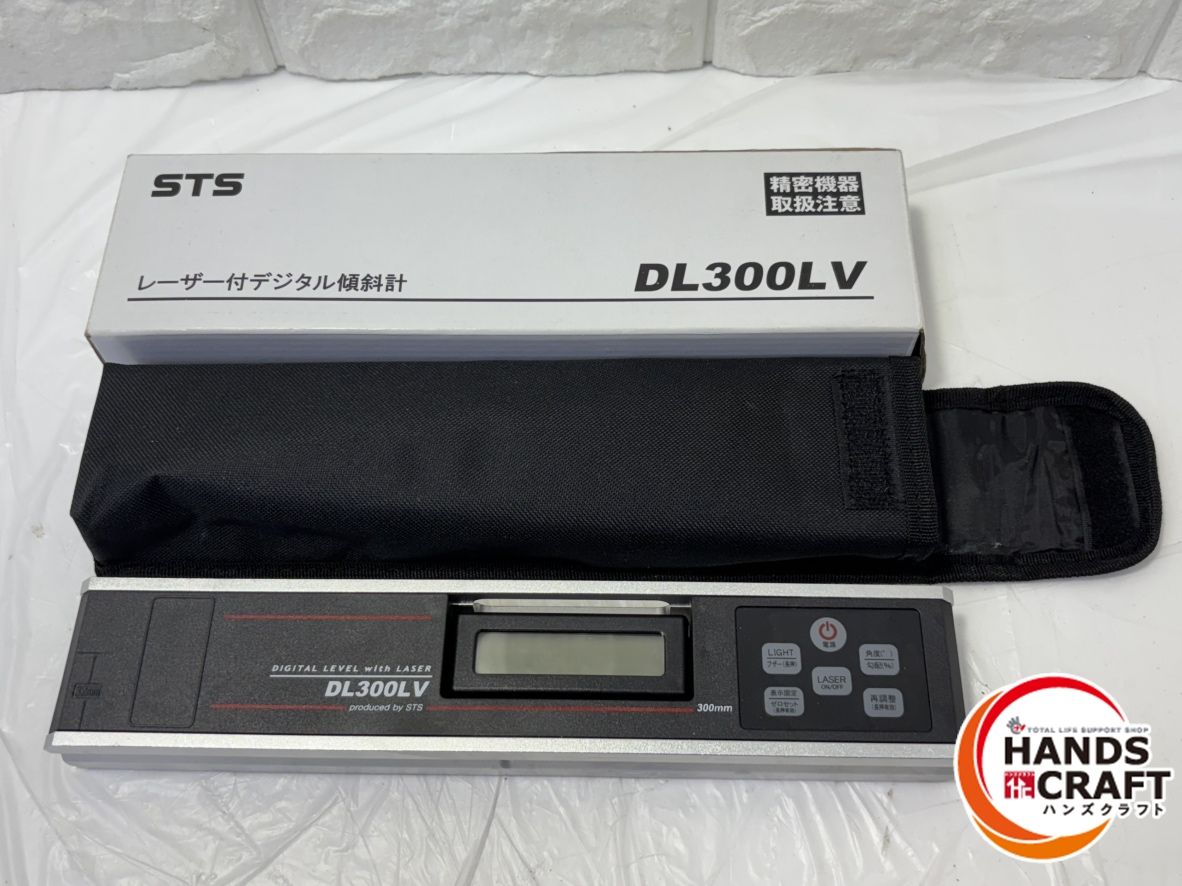 ▽ ♥ STS DL 300 LV レーザー付デジタル傾斜計 長期保管品