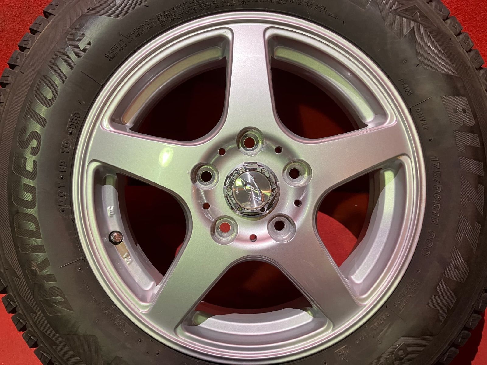 □ブリヂストン DM-V2 175/80R15 スタッドレスタイヤホイール □ブリヂストン DM-V2 175/80R15 スタッドレスタイヤホイール 楽天市場