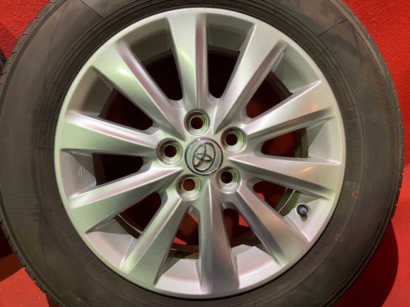 サマータイヤホイールセット 195 65 R 15 ES 32 x 6 0 45 100 5 H トヨタ ウィッシュ 4本SET