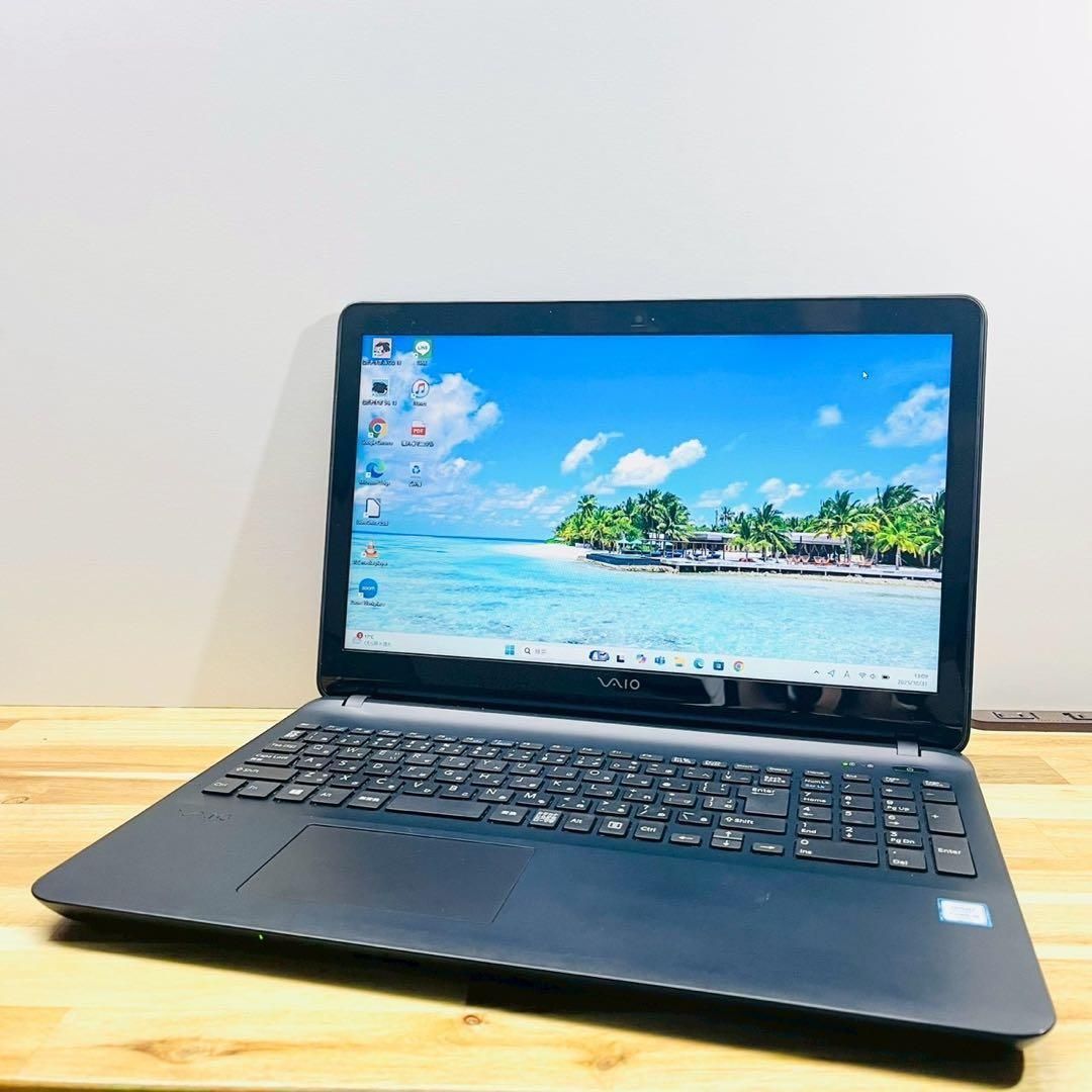 早い者勝ち】VAIO ノートパソコン カメラ Windows11 SSD SONY ブラック