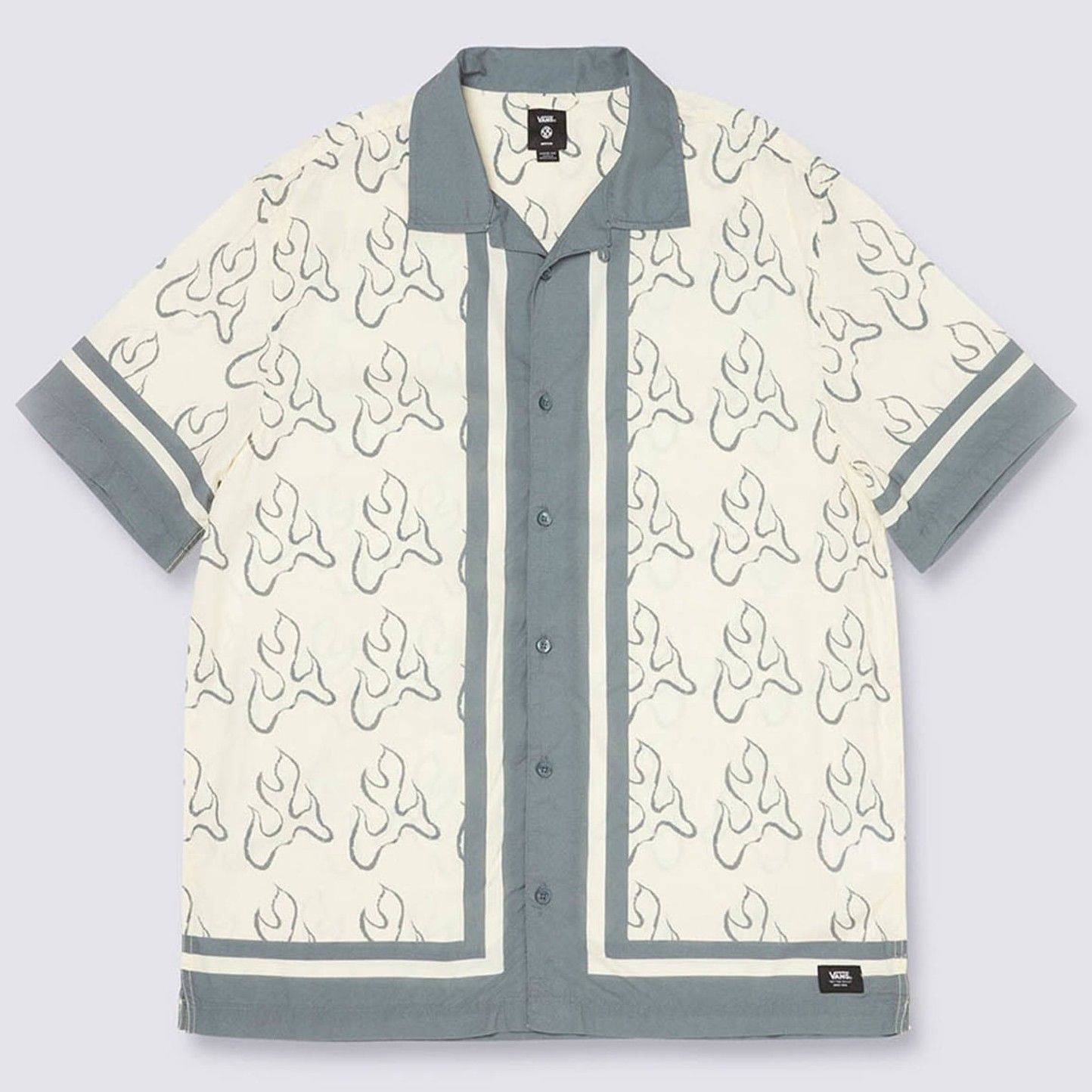 VANS バンズ BLAZE ウーブンシャツ オープン 半袖シャツ アロハ