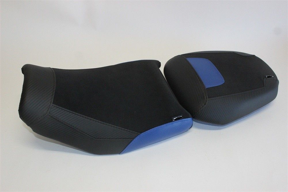 Vストローム250 SX V STROM 250 2025 以降 フロント＆リアシート 本体あり 青Xカーボン調