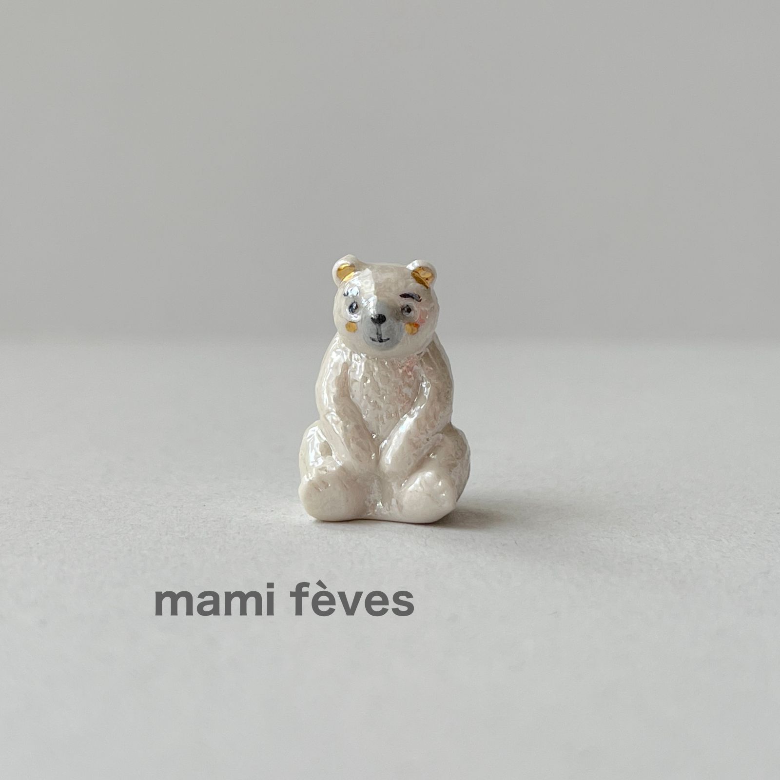 フェーヴ しろくま① フランス フェーブ ミニチュア陶器 - メルカリ