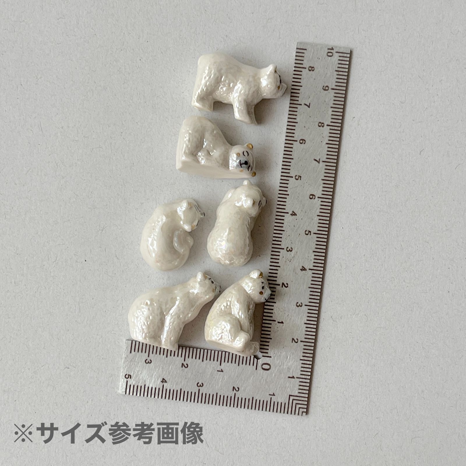 新品　フランス　フェーブ　白熊　10個セット フェーヴ しろくま① フランス フェーブ ミニチュア陶器 - メルカリ