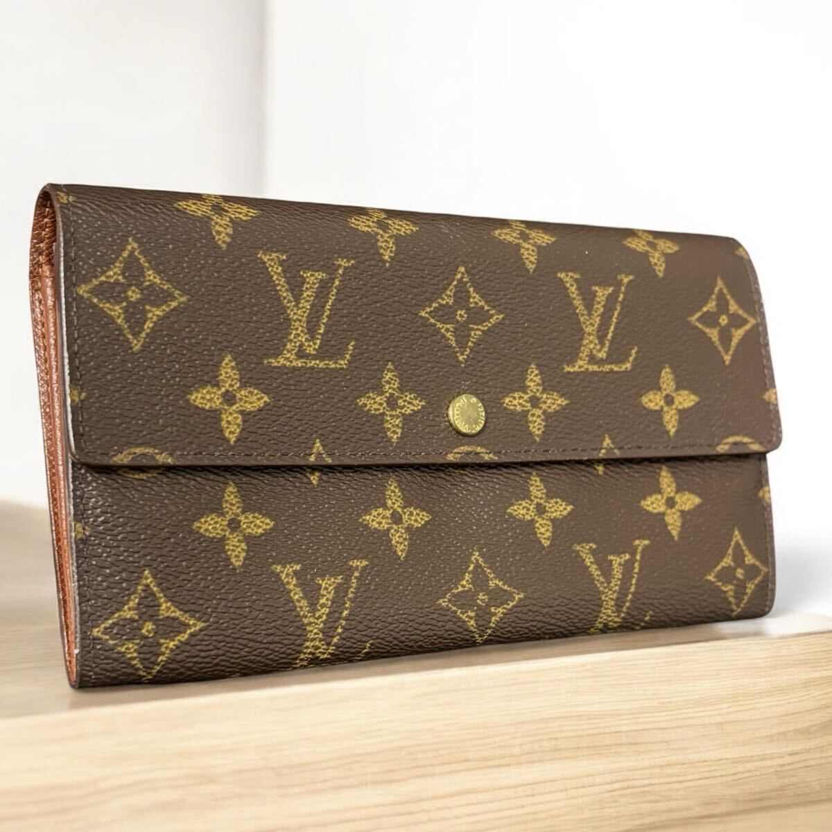 s49 ポルトモネ クレディ ポルトフォイユ サラ 旧型 モノグラム Louis