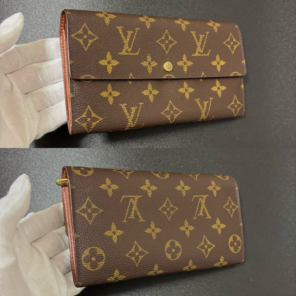 希少！大人気！正規品保証付きルイヴィトン モノグラム サラ クレディ s49 ポルトモネ クレディ ポルトフォイユ サラ 旧型 モノグラム Louis