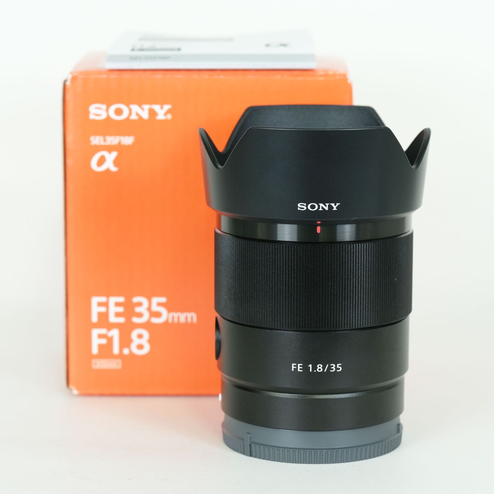 【美品】SONY FE35mm F1.8 SEL35F18F純正フード　キャップ 美品] SONY FE 35mm F1.8 SEL35F18F | SONY Eマウント - メルカリ