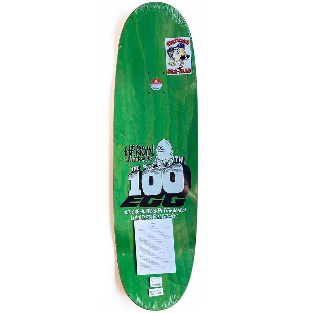 9.125【2025HOLIDAY】HEROIN ヘロイン 100th EGG DECK DECK デッキ 板