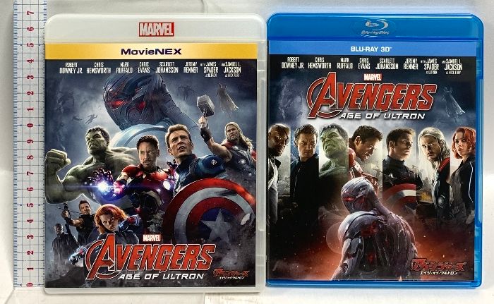 アベンジャーズ エイジ・オブ・ウルトロン ウォルトディズニースタジオジャパン ロバート・ダウニー・Jr Blu-ray+DVD 3枚組セット